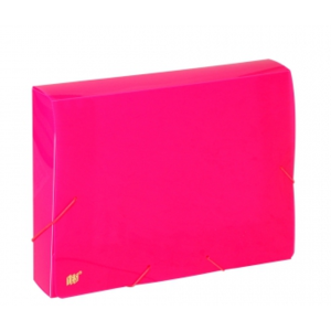 PASTA PLÁSTICA OFÍCIO COM ELÁSTICO ROSA REF.CX040S YES