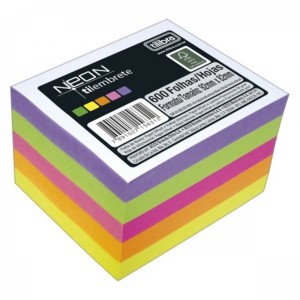 PAPEL LEMBRETE NEON 600FLS TILIBRA