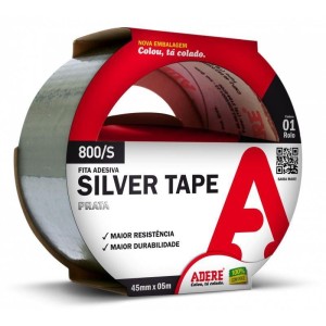FITA SILVER TAPE PRATA 45MMx5M ADERE