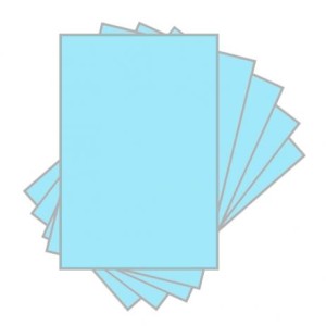 CARTOLINA 50X66 140GRS AZUL PACOTE C/100 FOLHAS