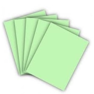CARTOLINA 50X66CM 140GRS VERDE PACOTE C/100 FOLHAS