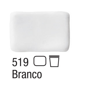 MASSA PARA BISCUIT 90G 519 BRANCO ACRILEX