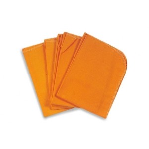 PANO DE FLANELA LARANJA GRANDE 38x58 KN