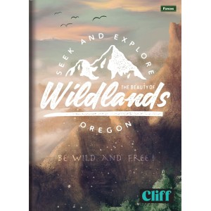 CADERNO UNIVERSITÁRIO 48FLS CAPA DURA BROCHURA CLIFF FORONI