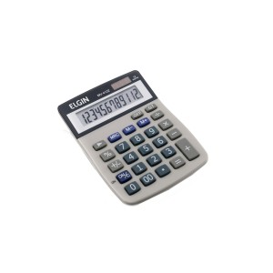 CALCULADORA DE MESA 12 DÍGITOS MV-4122 ELGIN