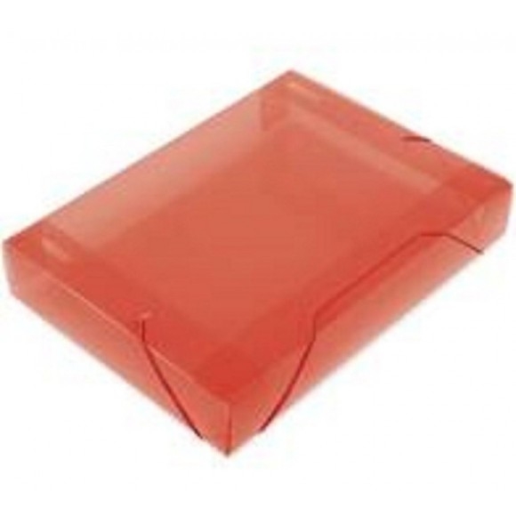 PASTA PLASTICA OFÍCIO COM ELÁSTICO VERMELHA LB40 REF.1024 ACP/POLIBRAS