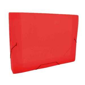 PASTA PLÁSTICA OFÍCIO COM ELÁSTICO VERMELHO REF.1022 ACP