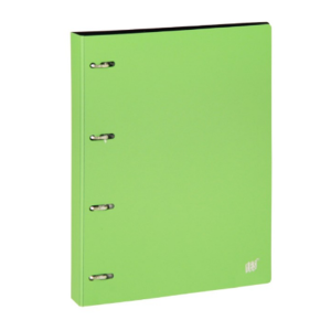 FICHÁRIO UNIVERSITÁRIO COM 4 ARGOLAS REF.R4EAM VERDE YES