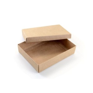 CAIXA PARA PRESENTE KRAFT 32,5X32,5X9,5CM REF.8 ZAGAROLLO