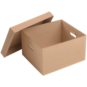 CAIXA DE PAPELÃO Nº13 46x34x25CM PAREDE SIMPLES COM TAMPA