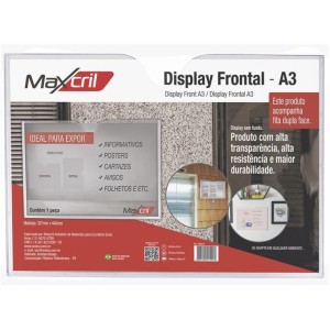 QUADRO MULTIUSO FRONTAL CRISTAL A3 REF.10090014 WALEU