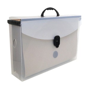 MALETA ARQUIVO CRISTAL C/06 PASTA SUSPENSA KRAFT REF.2160 DELLO