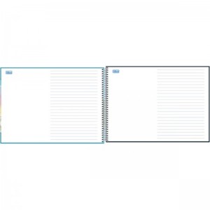 CADERNO MEIA PAUTA CAPA DURA ESPIRAL 40FLS TILIBRA