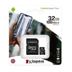 CARTÃO DE MEMÓRIA 32GB MICRO SD/SD KINGSTON