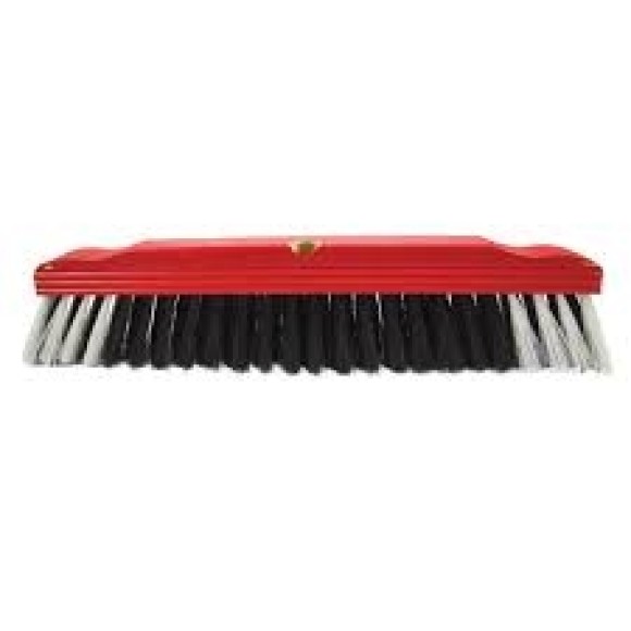 VASSOURA DE PELO SINTÉTICO 40CM PET MADEIRA 049 BRUBA LAR