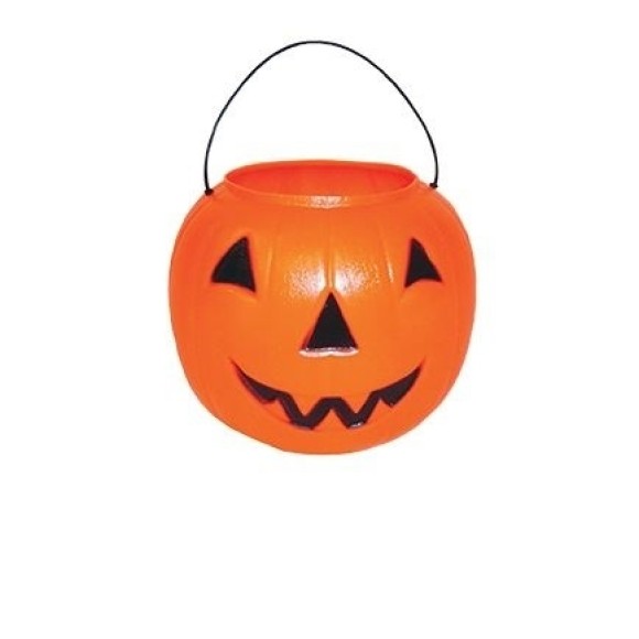 ABÓBORA COM ALÇA LARANJA HALLOWEEN BRASILFLEX