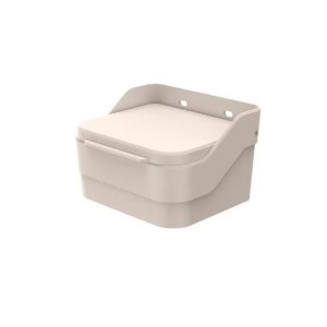 SALEIRO PLÁSTICO TRIUM SL500 BEGE 13x11x8CM OU