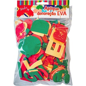 ALFABETO MÓVEL EVA 4CM X 4MM C/148 881 MAKE