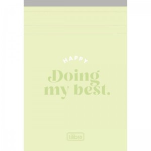 BLOCO PAUTADO 10,4x15,2CM 80FLS HAPPY TILIBRA