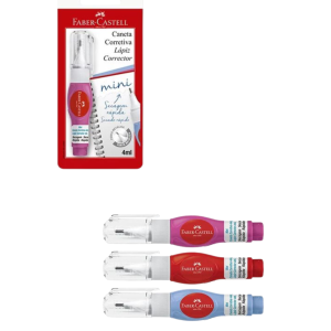 CANETA CORRETIVA MINI SM/CC4ML FABER CASTELL