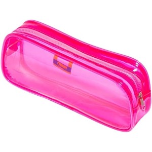 ESTOJO PVC TRANSPARENTE ET0202 ROSA BRW
