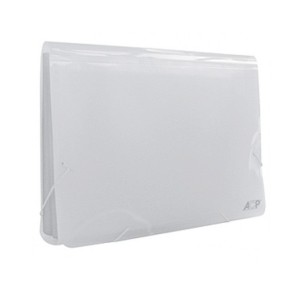 PASTA SANFONADA A4 12 DIVISÓRIAS CRISTAL REF.1027 ACP