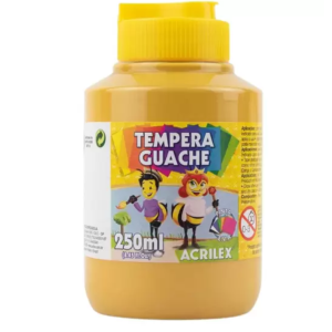TINTA GUACHE 250ML 564 AMARELO OCRE ACRILEX