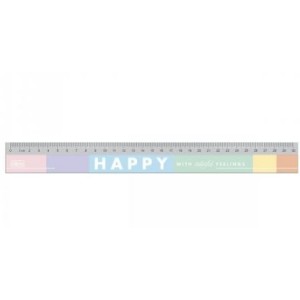 RÉGUA 30CM HAPPY TILIBRA