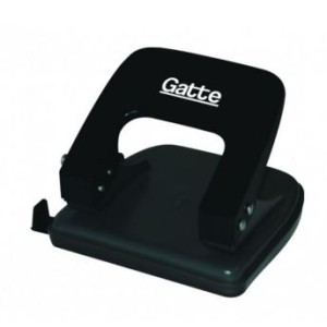 PERFURADOR DE PAPEL 2 FUROS GATTE