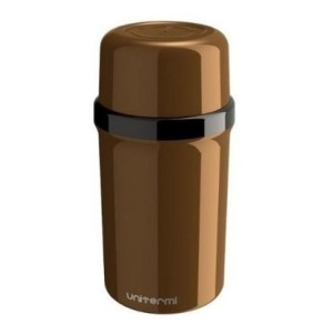 GARRAFA TÉRMICA ROLHA FANO 0,25 LITROS DOURADO METALIZADO UNITERMI