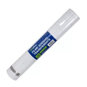 PAPEL ADESIVO CONTACT TRANSPARENTE 45CM X 25MTS 70 MICRAS GO OFFICE