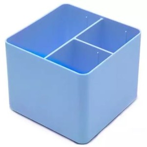 PORTA OBJETOS 3 DIVISÓRIAS 3020 AZUL CLARO DELLO