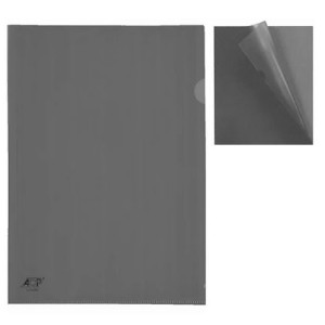 PASTA EM L A4 FUME COM 10 UNIDADES ACP