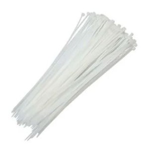 ABRAÇADEIRA NYLON 3,6X300MM BRANCA COM 100 UNIDADES STARFER
