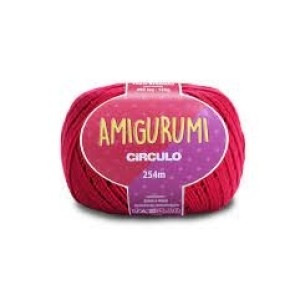FIO ALGODÃO 254 M AMIGURUMI VERMELHO RUBI 3611 CÍRCULO