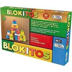 BLOKITOS MONTA TUDO COM 26 PEÇAS PAIS&FILHOS