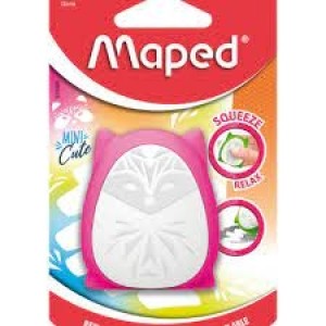 BORRACHA ANTI STRESS MINI CUTE MAPED