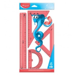 KIT GEOMETRIA 4 PÇS FLEX PULSE TWIST 981722 MAPED