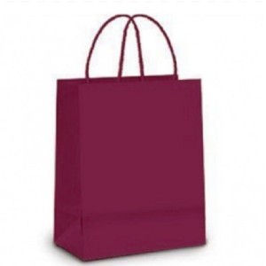 SACOLA DE PAPEL MARSALA 16 X 9 X 33,5 CM REF.159 ZAGAROLLO