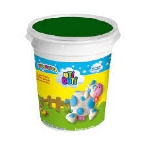 MASSA DE MODELAR 500G VERDE ESCURO UTI GUTI