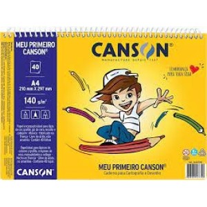 CADERNO MEU PRIMEIRO CANSON INFANTIL A4 COM 40 FOLHAS CANSON