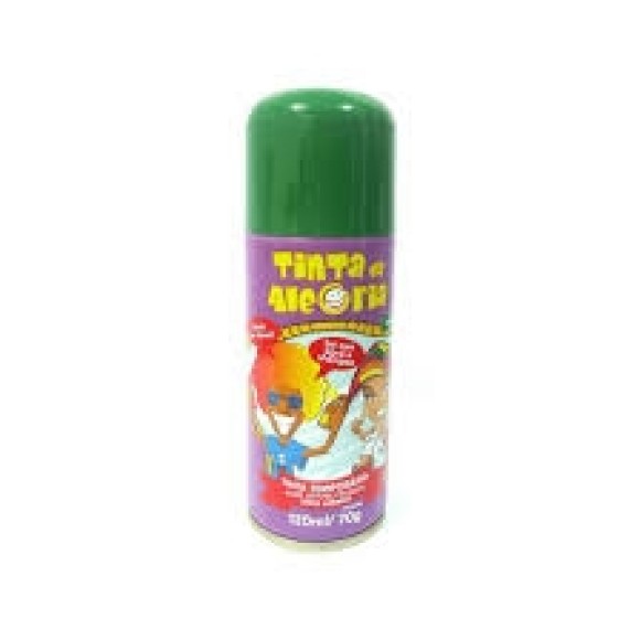 TINTA SPRAY PARA CABELOS 120ML VERDE