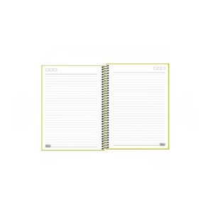 CADERNO UNIVERSITÁRIO NEON VERDE LIMÃO DE 10 MATÉRIAS TILIBRA