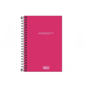 CADERNO 1/4 NEON PINK DE 80 FOLHAS TILIBRA