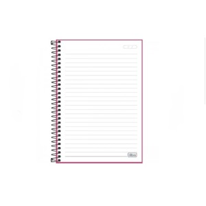 CADERNO 1/4 NEON PINK DE 80 FOLHAS TILIBRA