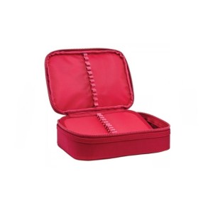 ESTOJO BOX ACADÉMIE DIVISÓRIA CENTRAL CEREJA PINK TILIBRA