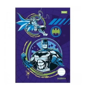 CADERNO 40FLS CALIGRAFIA CAPA DURA BROCHURA BATMAN FORONI
