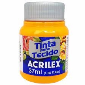 TINTA PARA TECIDO AMARELO CÁDMIO 37ML ACRILEX