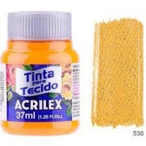 TINTA PARA TECIDO AMARELO CÁDMIO 37ML ACRILEX