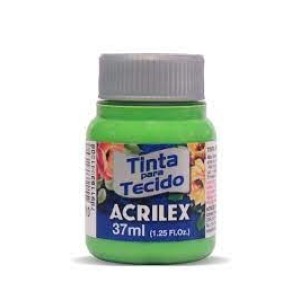 TINTA PARA TECIDO VERDE FOLHA 37ML ACRILEX